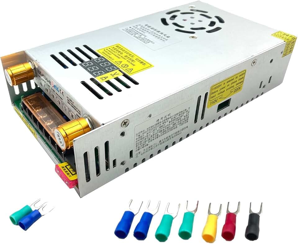Transformator AC-DC 0-300V 0-1.6A480W Spannung und Strom durchgängig einstellbar Doppelte Digitalanzeige DC-geregeltes Schaltnetzteil Geeignet für DC-Drehzahlregelung Motor