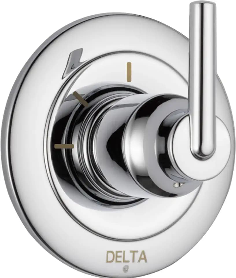 Delta Faucet Trinsic 3-Setting Shower Handle Diverter Trim Kit, Diverter Valve Trim Kit Chrome, 3 Way Shower Diverter, Delta Diverter Trim, Chrome T11859 (Valve Not Included)