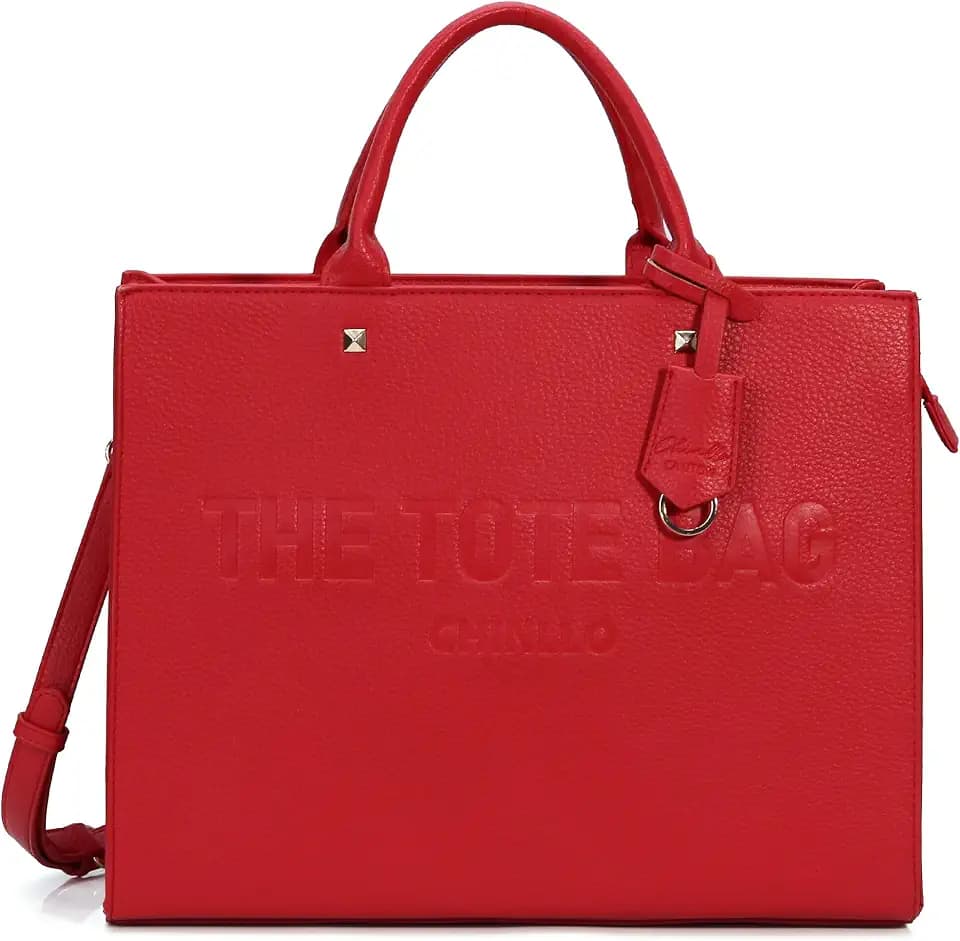 Chinllo Tote Bag for Women Top Handle Satchel Purse and Handbags with Shoulder Strap
