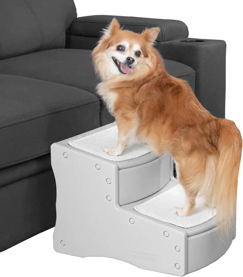 Pet Gear Easy Step II Pet Stairs, Fog, 2 Step