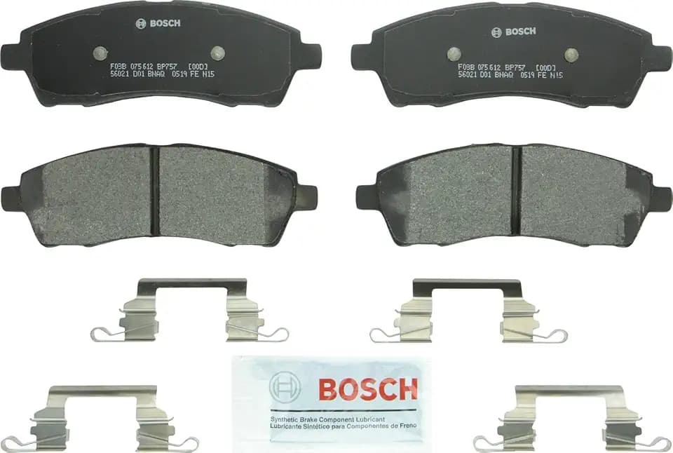 BOSCH BP757 QuietCast Premium Semi-Metallic Disc Brake Pad Set - Rear