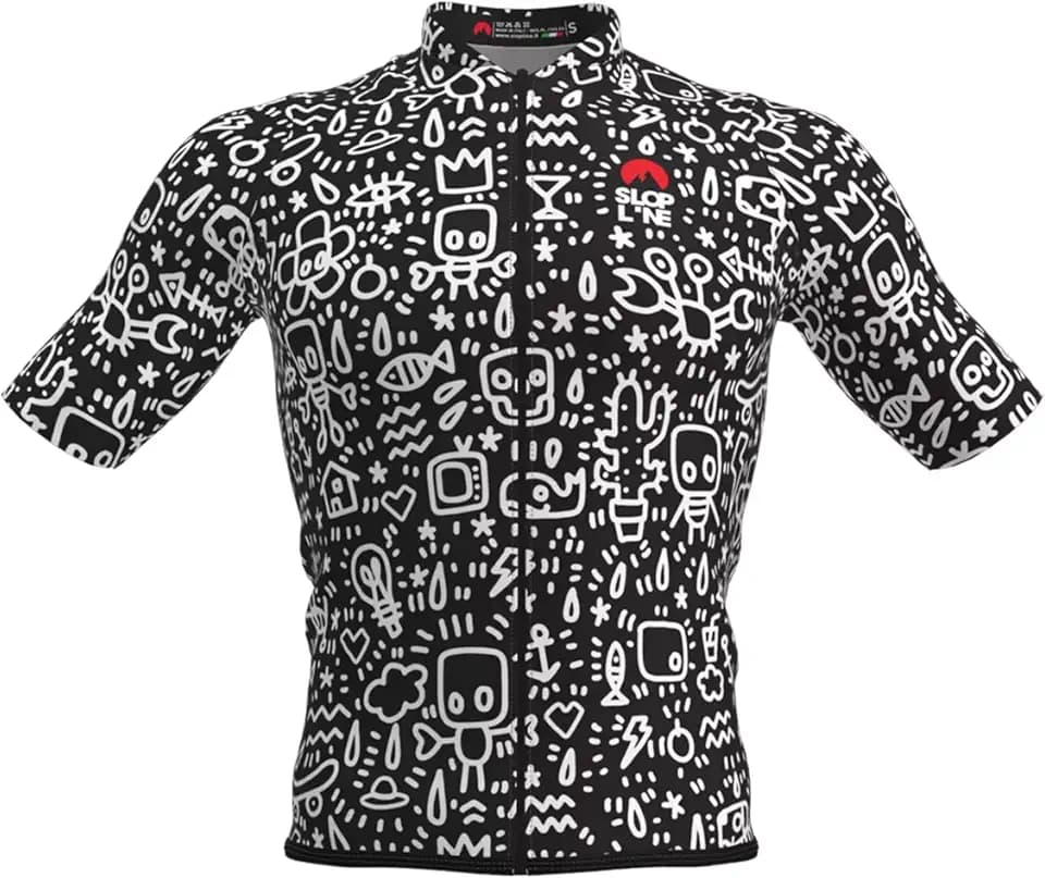 SLP. Kurzarm-Radtrikot für Herren und Damen, SORMANO Benny, schwarz, Schnitt, ärmellos, leicht, sehr atmungsaktiv, vollständiger Komfort