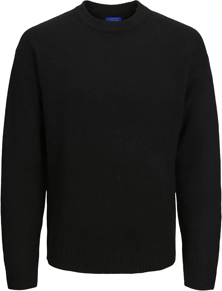 JACK & JONES Male Strickpullover Einfarbig Strickpullover