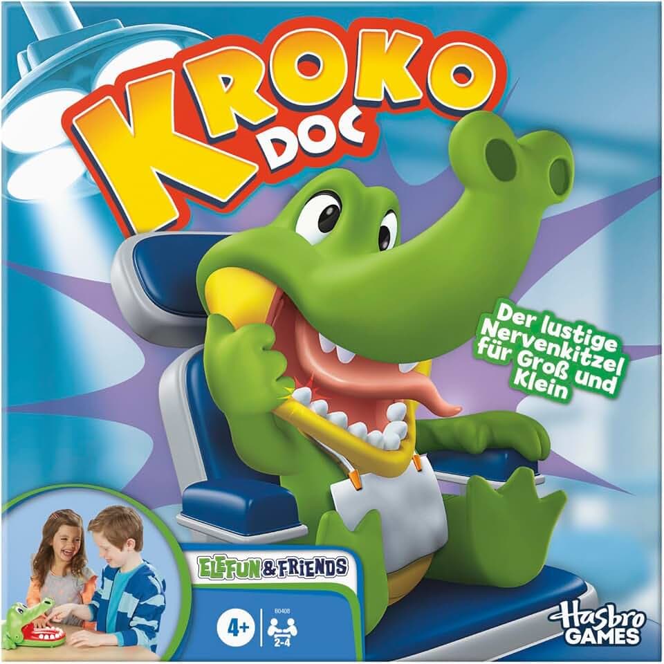 Hasbro Kroko Doc, Geschicklichkeitsspiel für Vorschulkinder