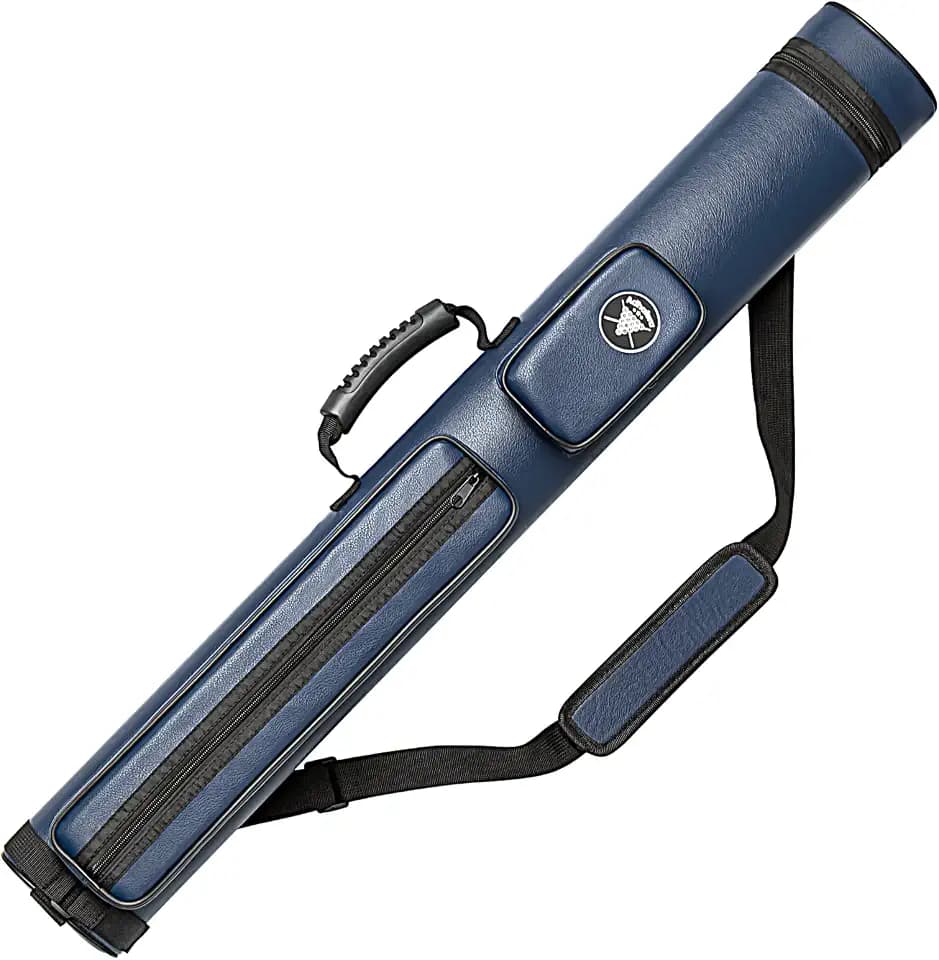 Adhafera Pool Cue Case, 2 X 2 Hard Pool Stick Case, Billiards Accessories