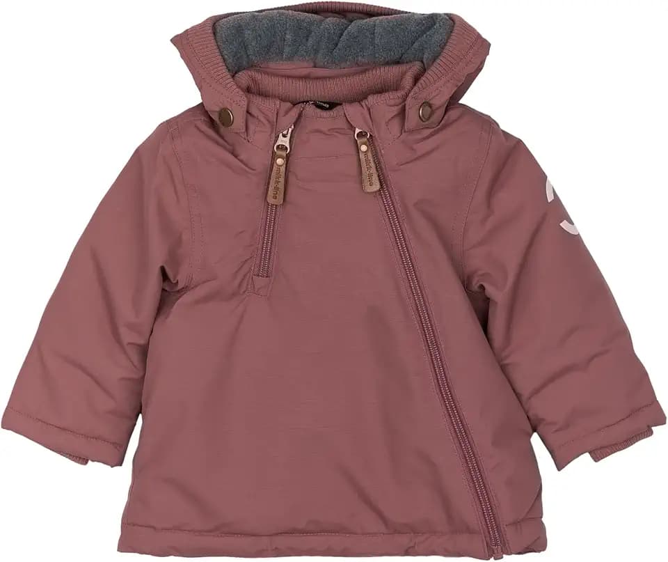 Mikk-line Winterjacke Baby | Fleecejacke Kinder mit Namensschild | Winddicht und Wasserdicht 20.000 mm Softshelljacke Kinder | Winterjacke Jungen & Winterjacke Mädchen