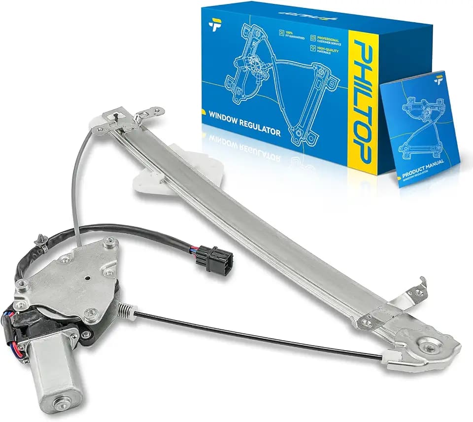 PHILTOP Front Left Driver Side Power Window Regulator and Motor Assembly Compatible with 2011 2012 2013 Subaru Forester Replaces 751-340,61041SC030,61041SC031(6 Pins)