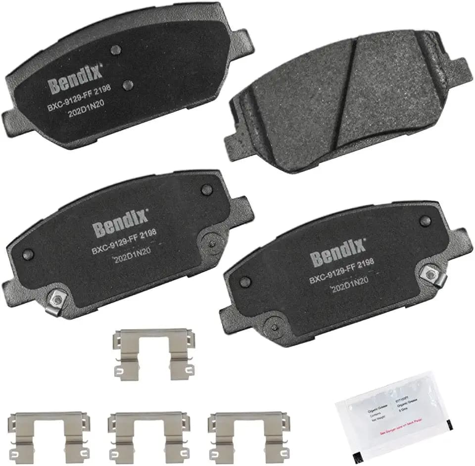 Bendix Priority1 CFC2198 Ceramic Front Brake Pads for Hyundai Santa Fe 2020-2019