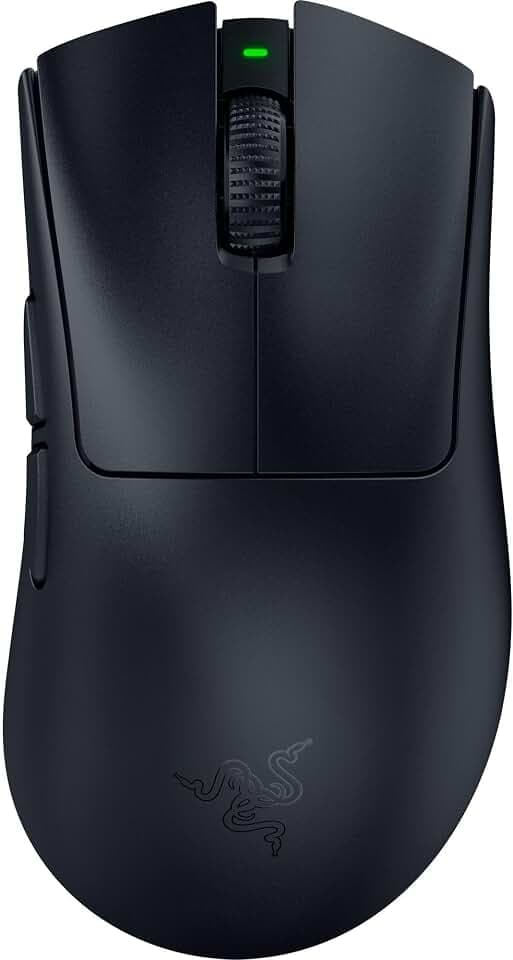 Razer DeathAdder V4 Pro Wireless Gaming Mouse, 8K Polling Rate, 56g, Black
