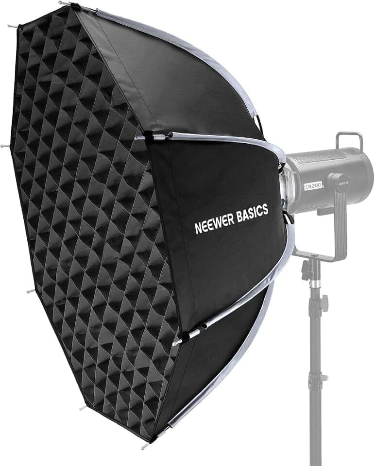 NEEWER Basics Achteck Softbox Bowens Mount, 90cm Schnellwechsel, NS64P