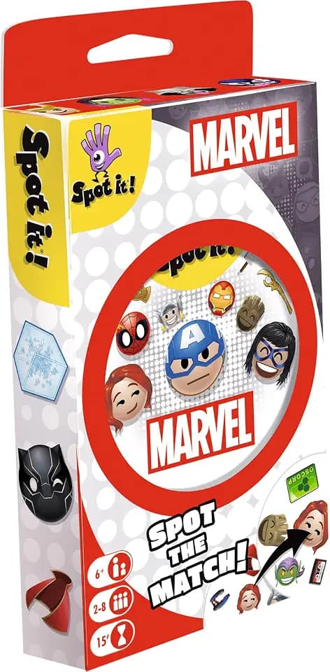 Asmodee Spot It! Marvel Emoji Card Game (Eco-Blister)