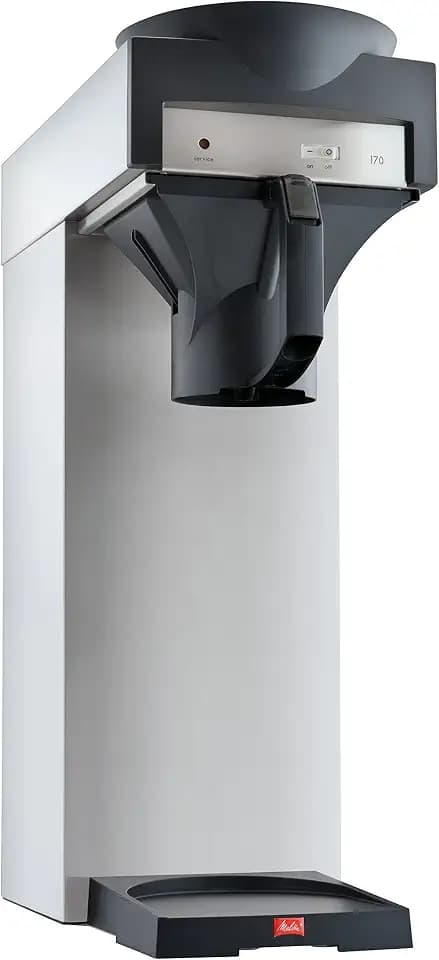 Melitta 20347 Filterkaffeemaschine für Isolierkannen, 170 MT, 2,2l, Edelstahl/Schwarz