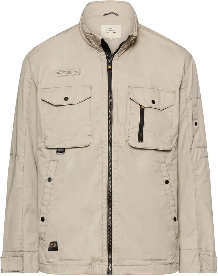 camel active Herren Blouson mit Stehkragen