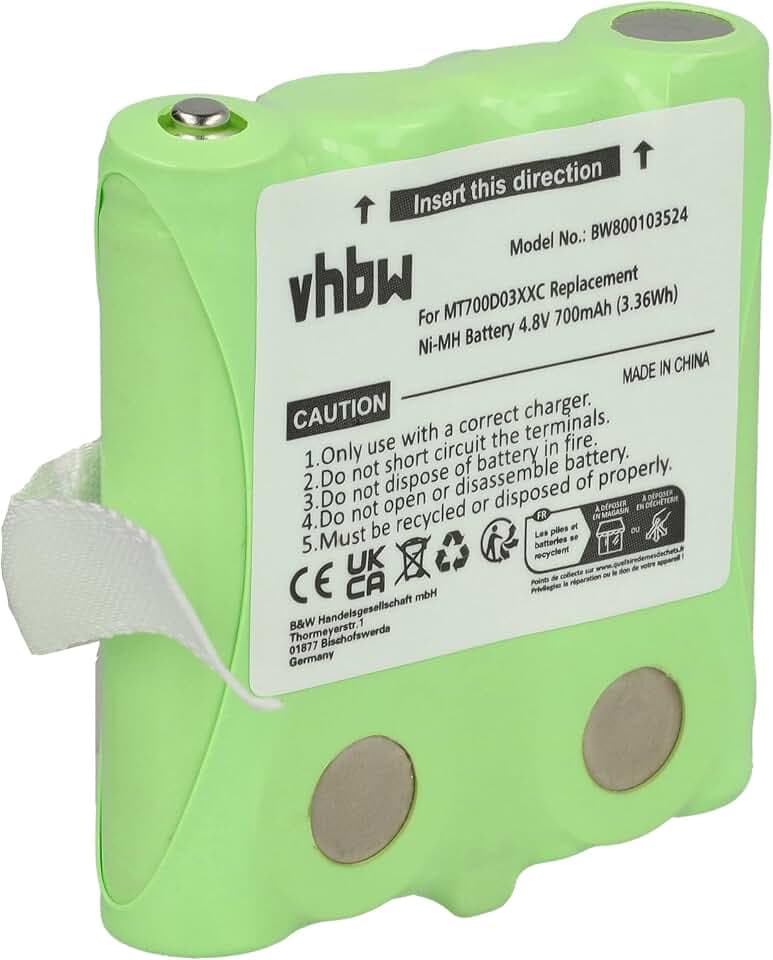 vhbw Akku kompatibel mit DeTeWe Outdoor PMR 8000