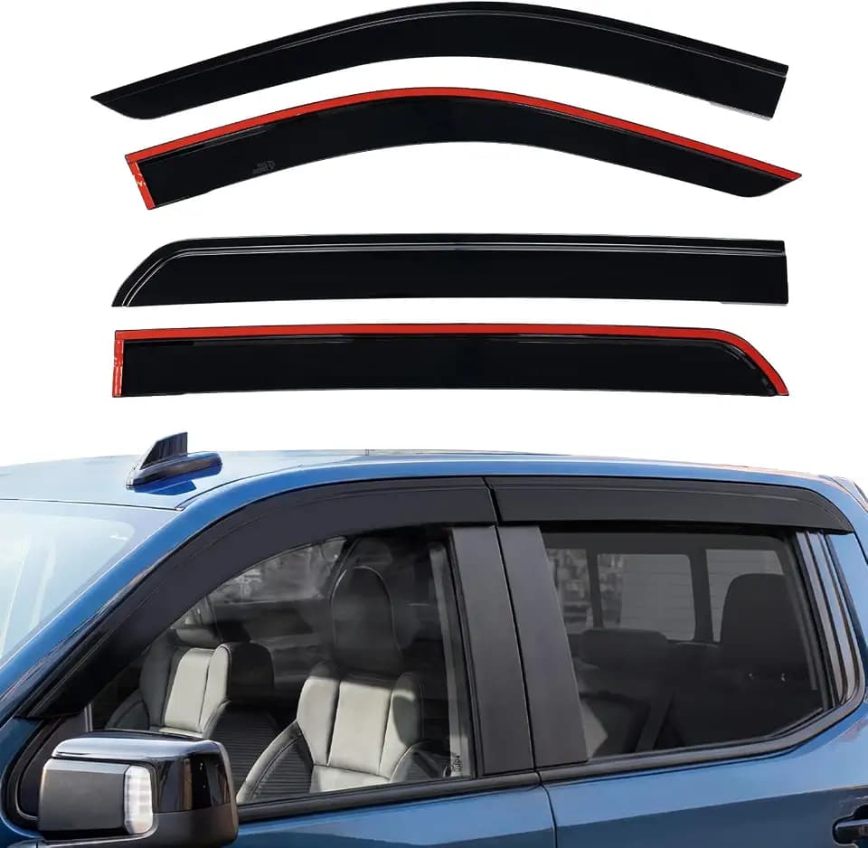 JOYTUTUS Rain Guards for 2019-2026 Silverado/Sierra 1500, 2500HD/3500HD