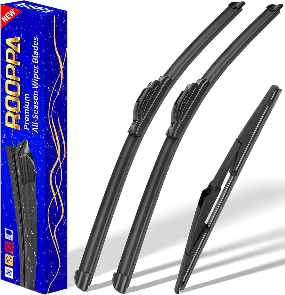 3 Wipers Fits Mazda CX5 2013-16 Hyundai Santa Fe 2007-2012 Wiper Blades