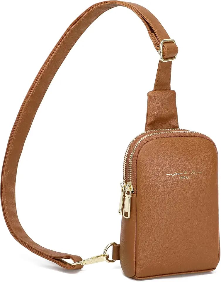 INICAT Small Crossbody Bags for Women, Mini Travel Sling Purse
