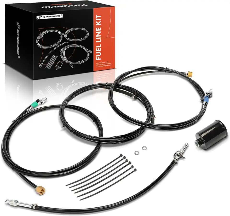 A-Premium Fuel line Kit Compatible with Chevrolet, GMC