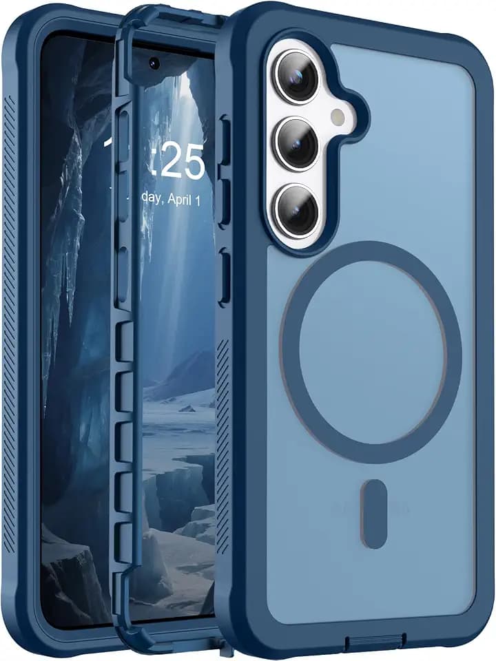 jaroco Magnetic for Samsung Galaxy S25 case 6.2"-Deep Blue