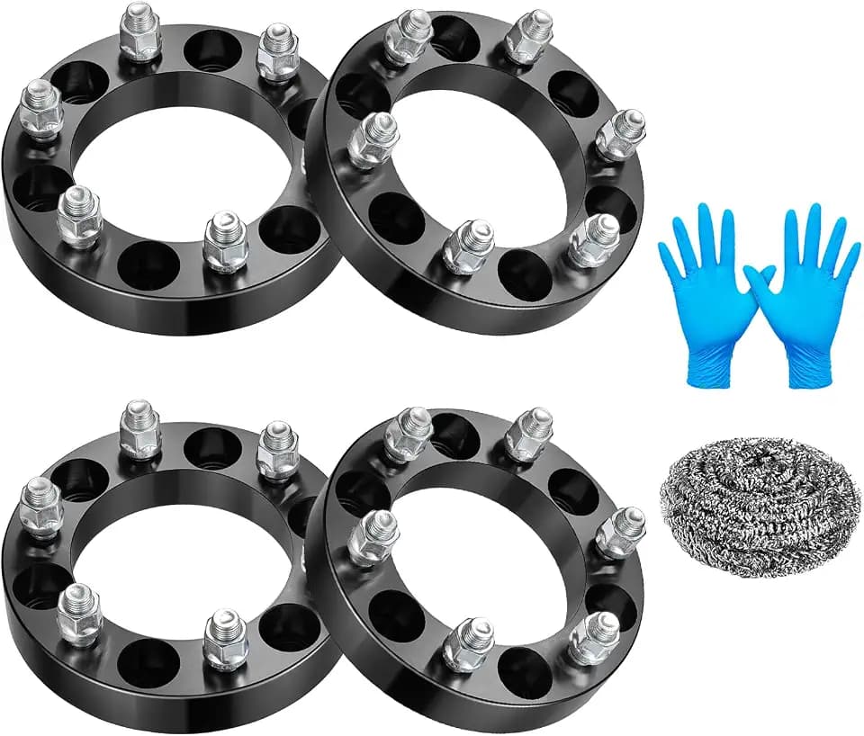 BDFHYK 6x139.7mm Wheel Spacers 1.25 Inch 6x5.5 No Lip for Chevy/GMC 98-22