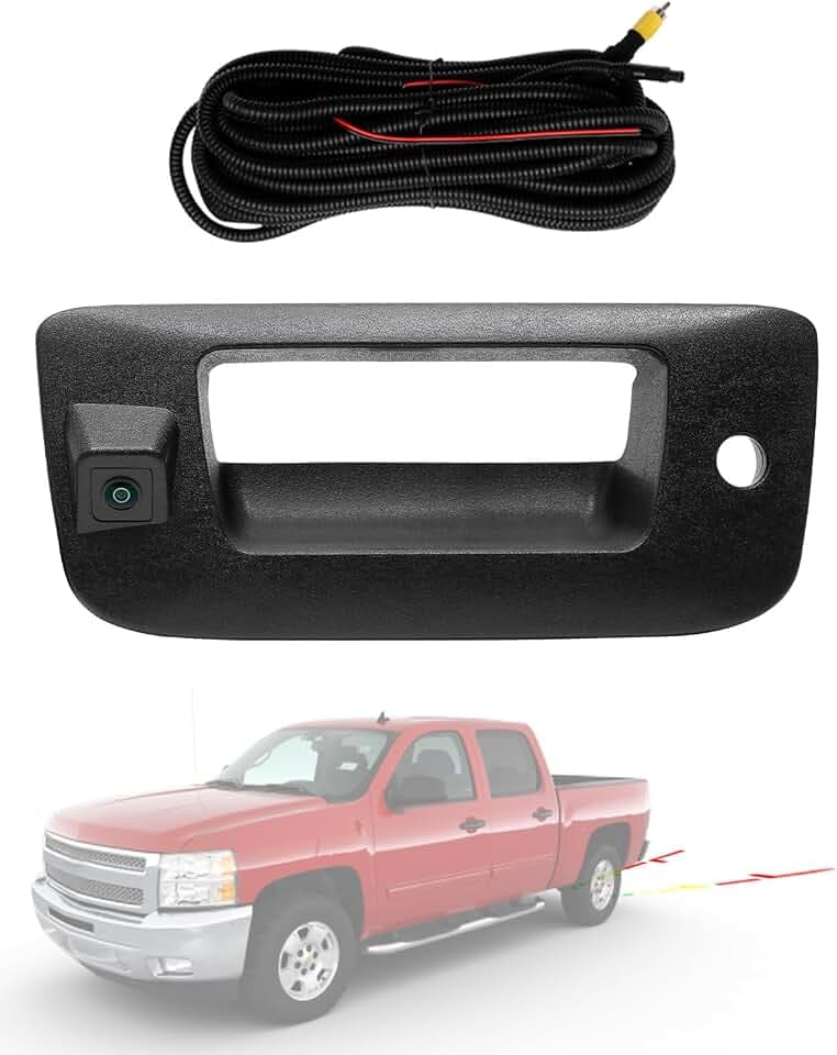 Backup Camera, Fit for 2007-2014 Chevy Silverado GMC Sierra 1500 2500 3500