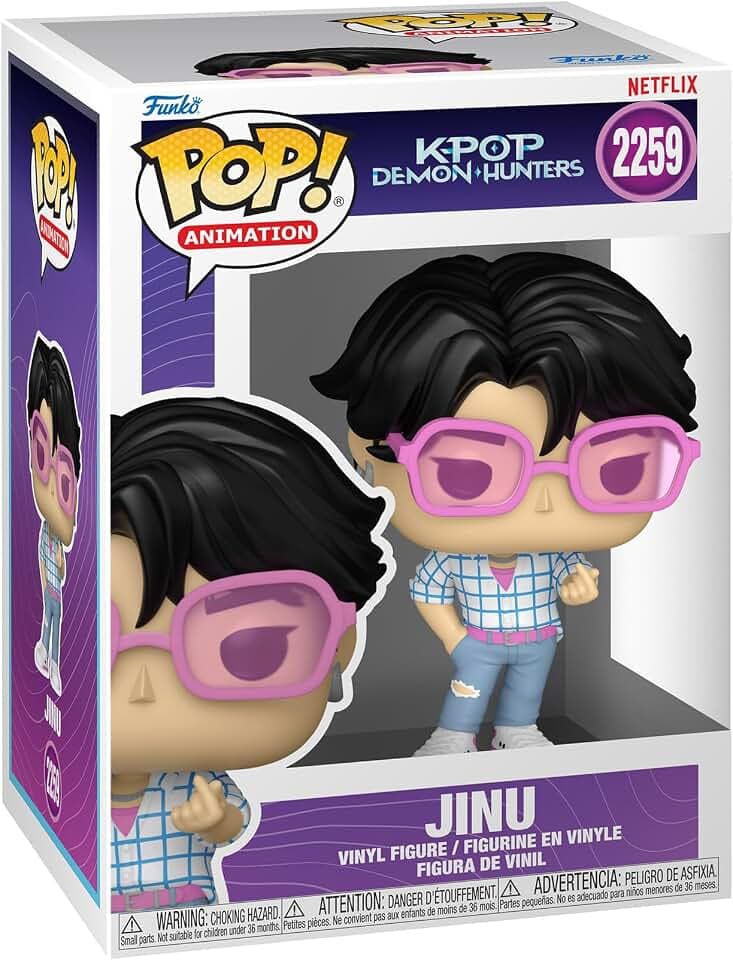 Funko Pop! Animation: KPop Demon Hunters - Jinu - 1/6 Quote Für Seltene Chase-Variante - Vinyl-Sammelfigur - Geschenkidee - Offizielle Handelswaren - Movies Fans