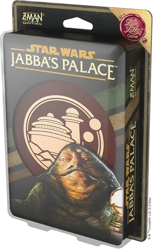 Jabba's Palace A Love Letter Game - Rebel Bravery and Vile Deceit! Strategy Game for Kids and Adults Set in The Star Wars Universe, Ages 10+, 2-6 Players, 20 Minute Playtime, Made by Z-Man Games