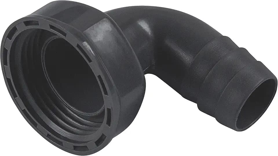 Cornat Rezyklat Schlauchanschluss - 90° Abzweig - 1 Zoll IG - Ø 21 mm - 23 mm - Hergestellt aus recycelten Kunststoffen - Made in Germany Qualität / Winkel-Maschinenanschluss / TEC356394R