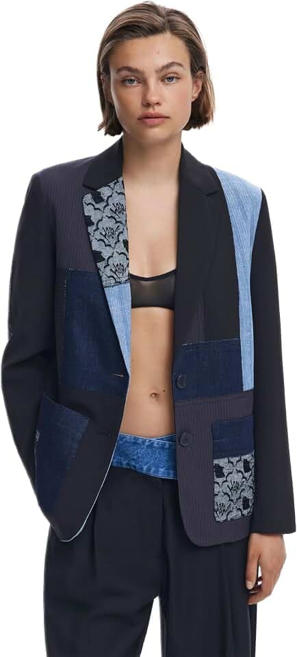Desigual Damen 25wwew51 Blouson (1er Pack)