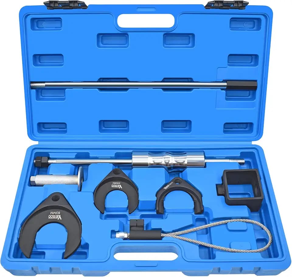 11 Piece Inner CV Axle Removal Tool, Heavy Duty Slide Hammer Puller Set