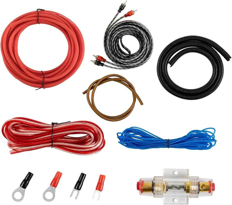 Muzata 8GA Car Amplifier Wiring Kit M083
