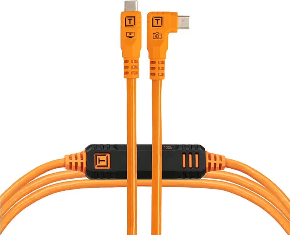 TetherPro Optima 10Gbps Gen 2 USB-C, 15' (4.6m), Straight to Right