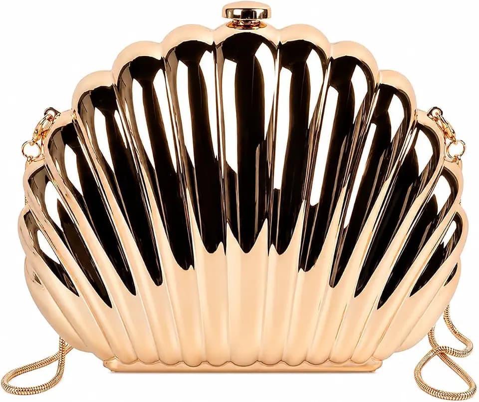 Seashell Bag Shell Purse Clutch - Women Evening Conch Novelty Shoulder Bag