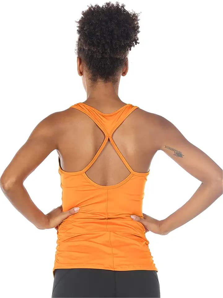 icyzone Damen Sport Top Fitness Gym Ärmelloses Shirt Atmungsaktive Running Yoga Tank Top