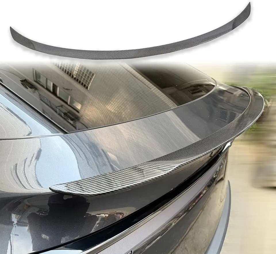 for Tesla Spoiler Model Y Juniper 2025-2026 Trunk Wing Rear Glossy Carbon