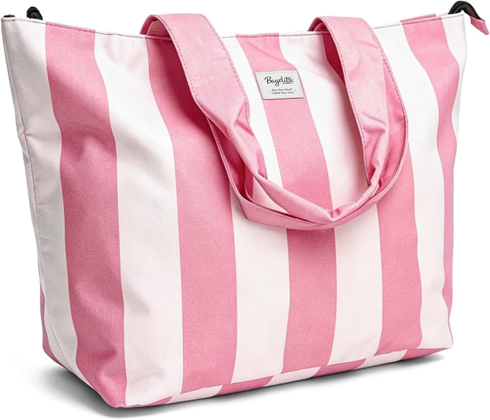 Bagelite Beach Bags Waterproof Sandproof, XL Large Pool Tote Bag for Women