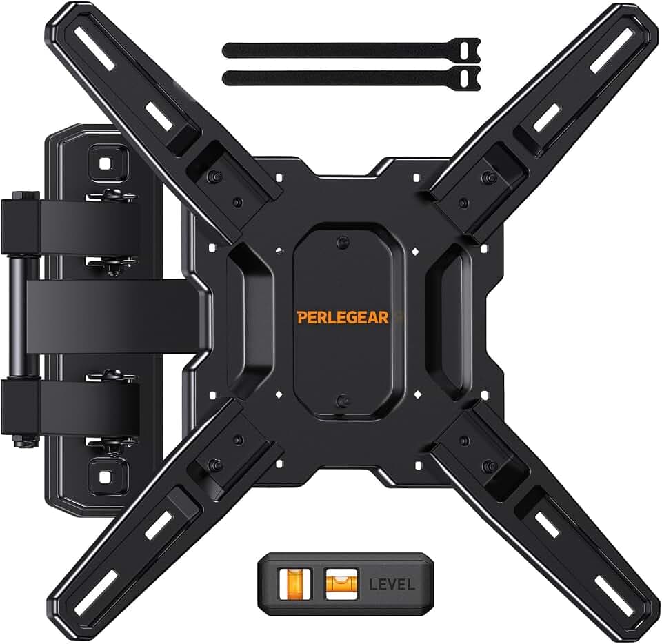 Perlegear Full Motion TV Mount for 26–65 inch TVs up to 82 lbs