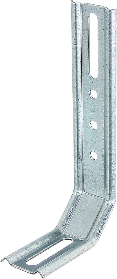 Alberts 866358 Verstellwinkel | zweimal 45°-Winkel, geprägt, mit Langloch | sendzimirverzinkt | 50 x 30 x 120 mm | 25er Set