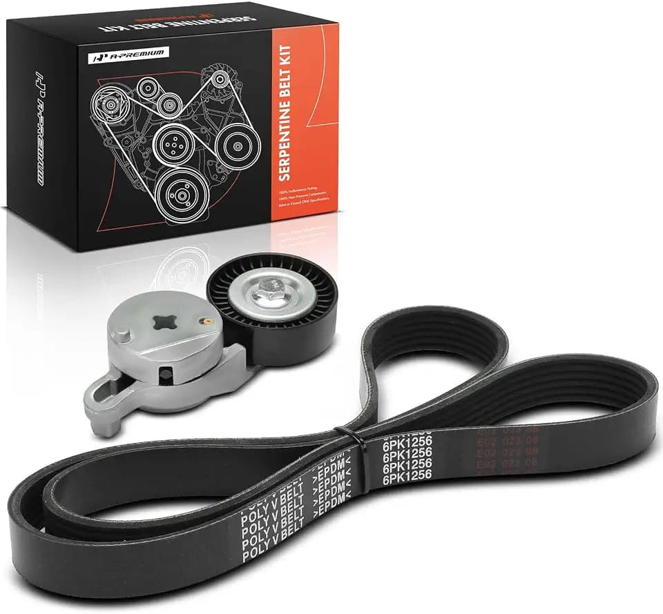 A-Premium Engine Serpentine Belt Drive Kit with Tensioner