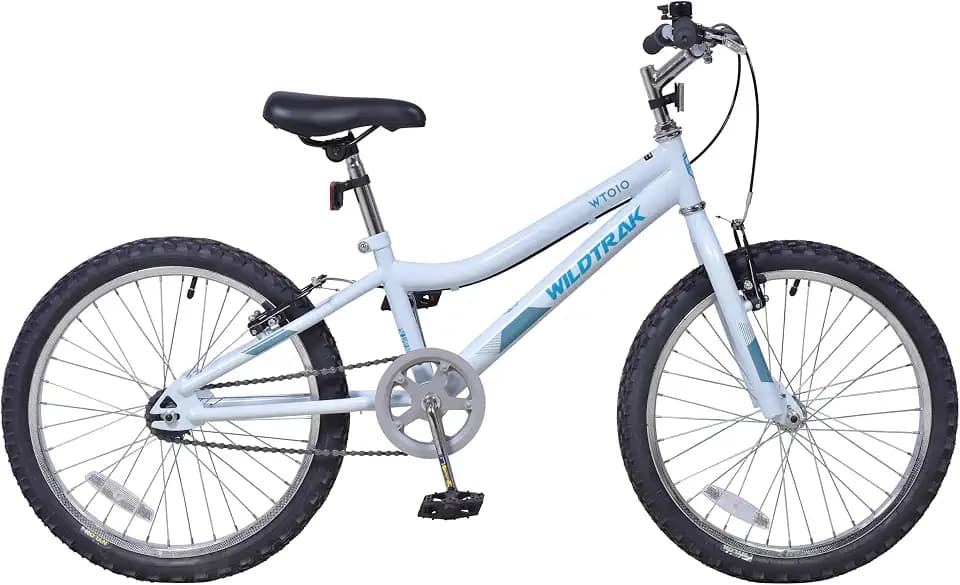 Wildtrak - 20 Zoll Fahrrad für Kinder, Alter 7-9 Jahre, verstellbare Bremsen - Weiß