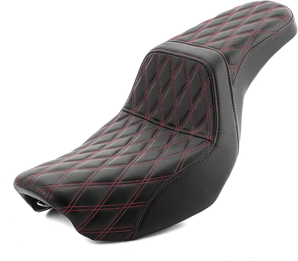 Mofun Motorcycle Driver Passenger Seat Fit for Harley Dyna 2006-2017