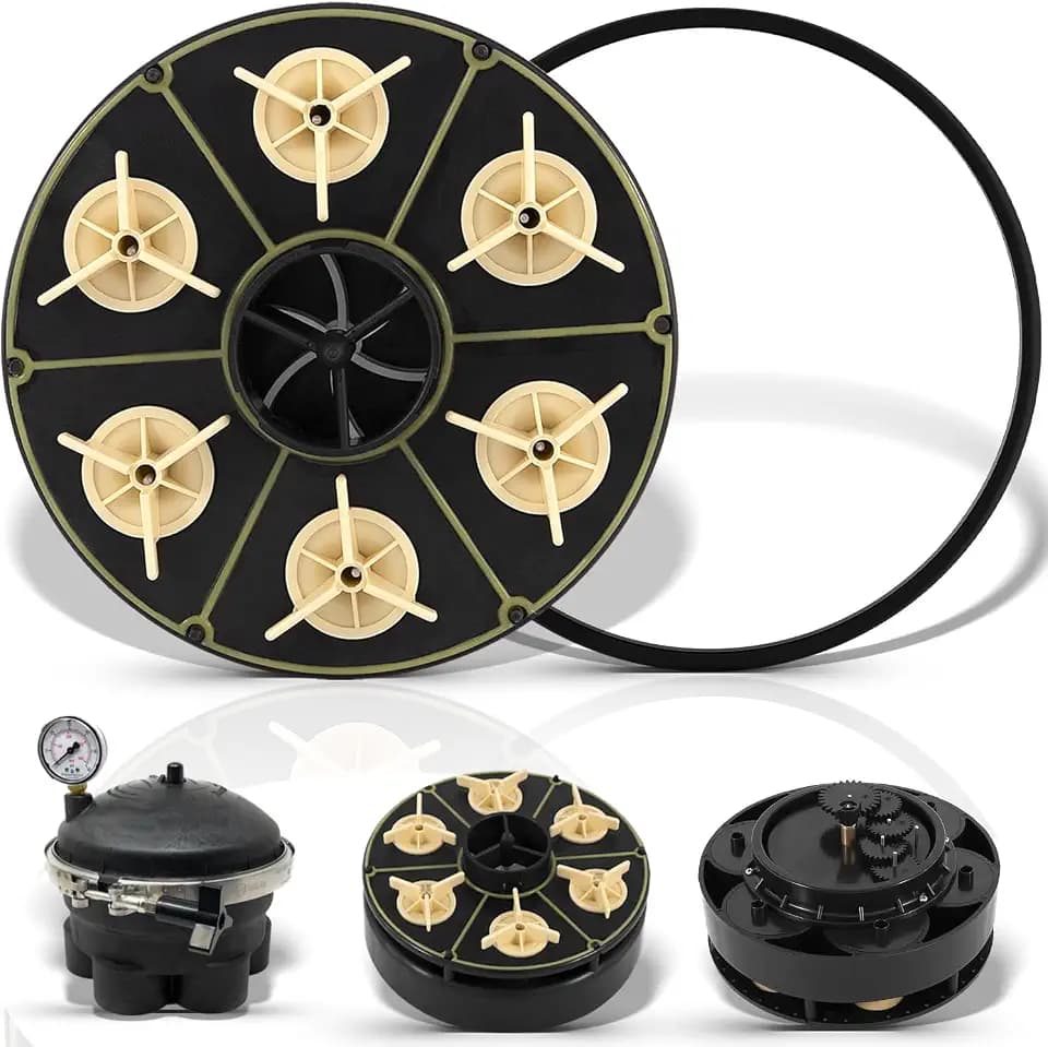 Premium 6 Port Module Kit Replacement for Paramount Water Valve, 004-302-4408-00 Replacement Part with Valve Shell Oring, 004302440800, 005302010000
