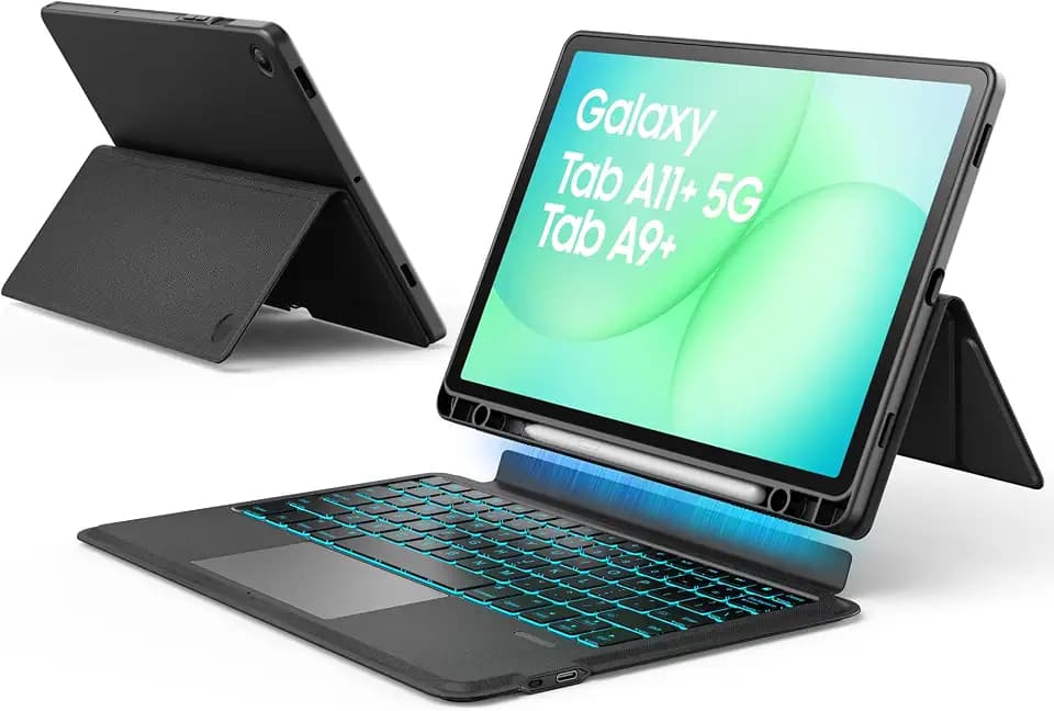 Detachable Keyboard Case for Samsung Galaxy Tab A11+ Plus/A9+ Plus 11"