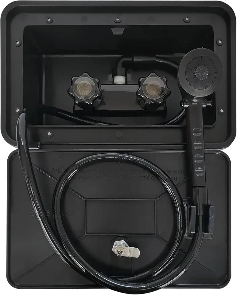 RV Exterior Shower Box Kit RV Outdoor Shower for Camper RV Outside