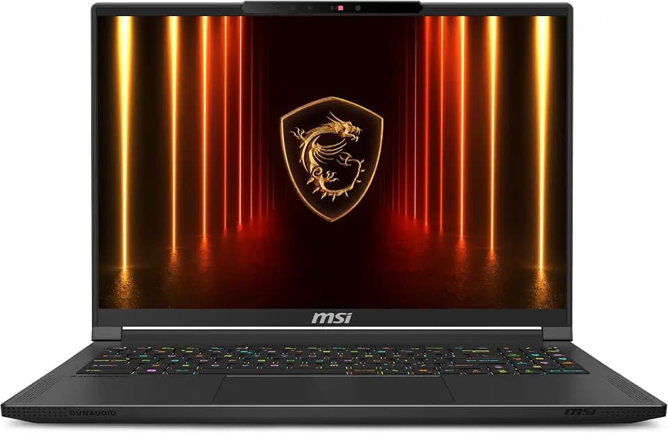 msi Stealth A16 AI+ 16” 240Hz QHD+ OLED Gaming Laptop: AMD Ryzen 9 HX 370, NVIDIA Geforce RTX 5070Ti, 32GB DDR5, 2TB NVMe SSD, Wi-Fi 7, Win 11 Pro :Core Black A3XWHG-079US