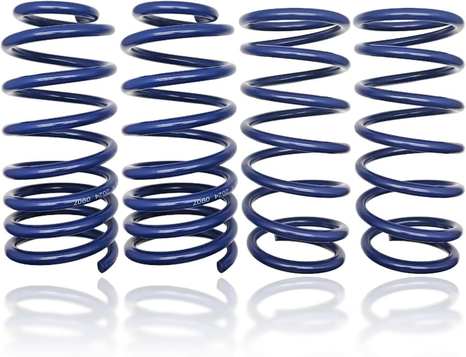 TH-06CIVIC 1.5" Front & Rear Drop Lower Height Coil Blue Set of 4 | Fit for 2006-2011 Honda Civic | Lowering Sport Springs Kit
