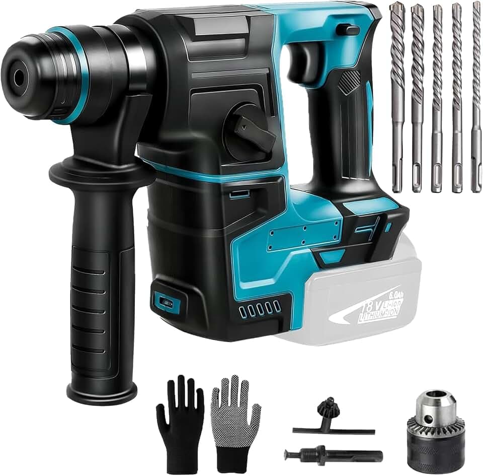 Bohrhammer Akku Schlagbohrmaschine kompatibel Makita 18V