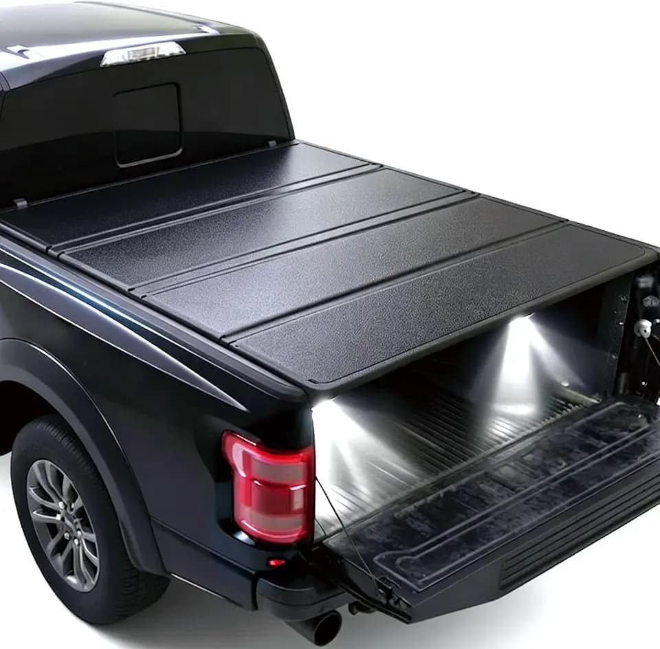Hard 4 Fold Bed Cover for 19-26 Chevy Silverado Gmc Sierra 1500 5.8Ft Bed