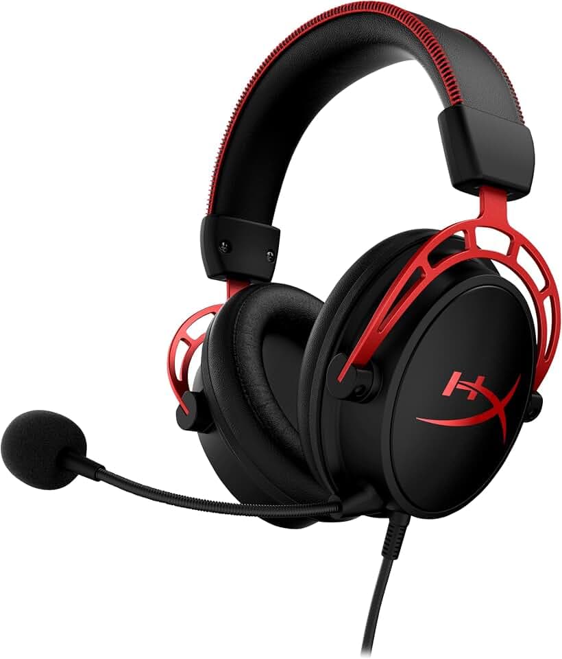 HyperX Cloud Alpha Kabelgebundenes Gaming Headset mit Dual-Chamber Sound