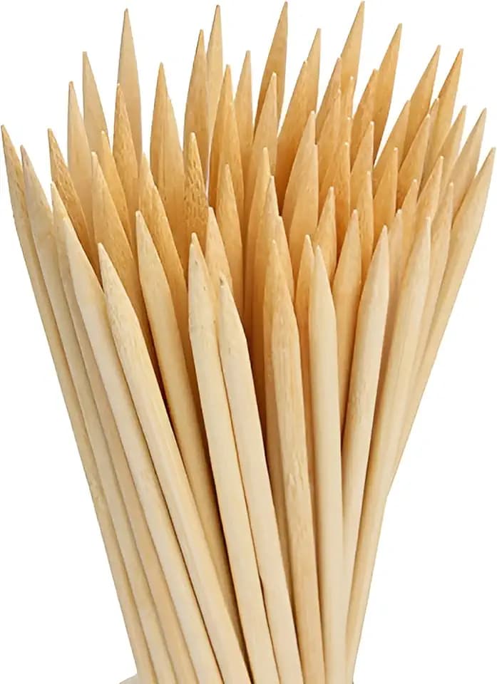 Perfect Stix Wooden Corn Dog Stick Skewers 8.5" x 3/16" Semi-Pointed (Pack of 1005) Semi-Pointed Tip